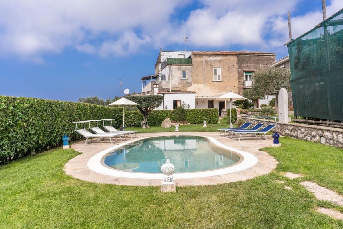 Villa Mimosa Rustic Elegance Views & Pool Massa Lubrense Kültér fotó
