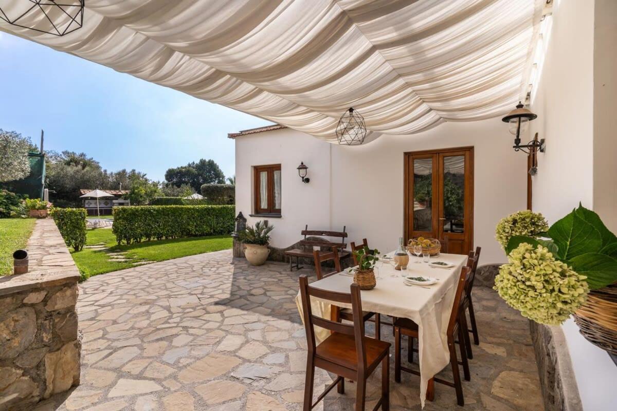 Villa Mimosa Rustic Elegance Views & Pool Massa Lubrense Kültér fotó