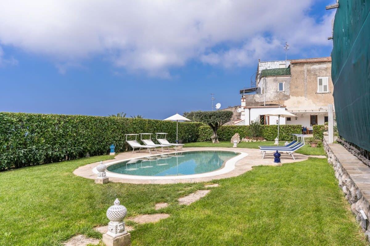 Villa Mimosa Rustic Elegance Views & Pool Massa Lubrense Kültér fotó